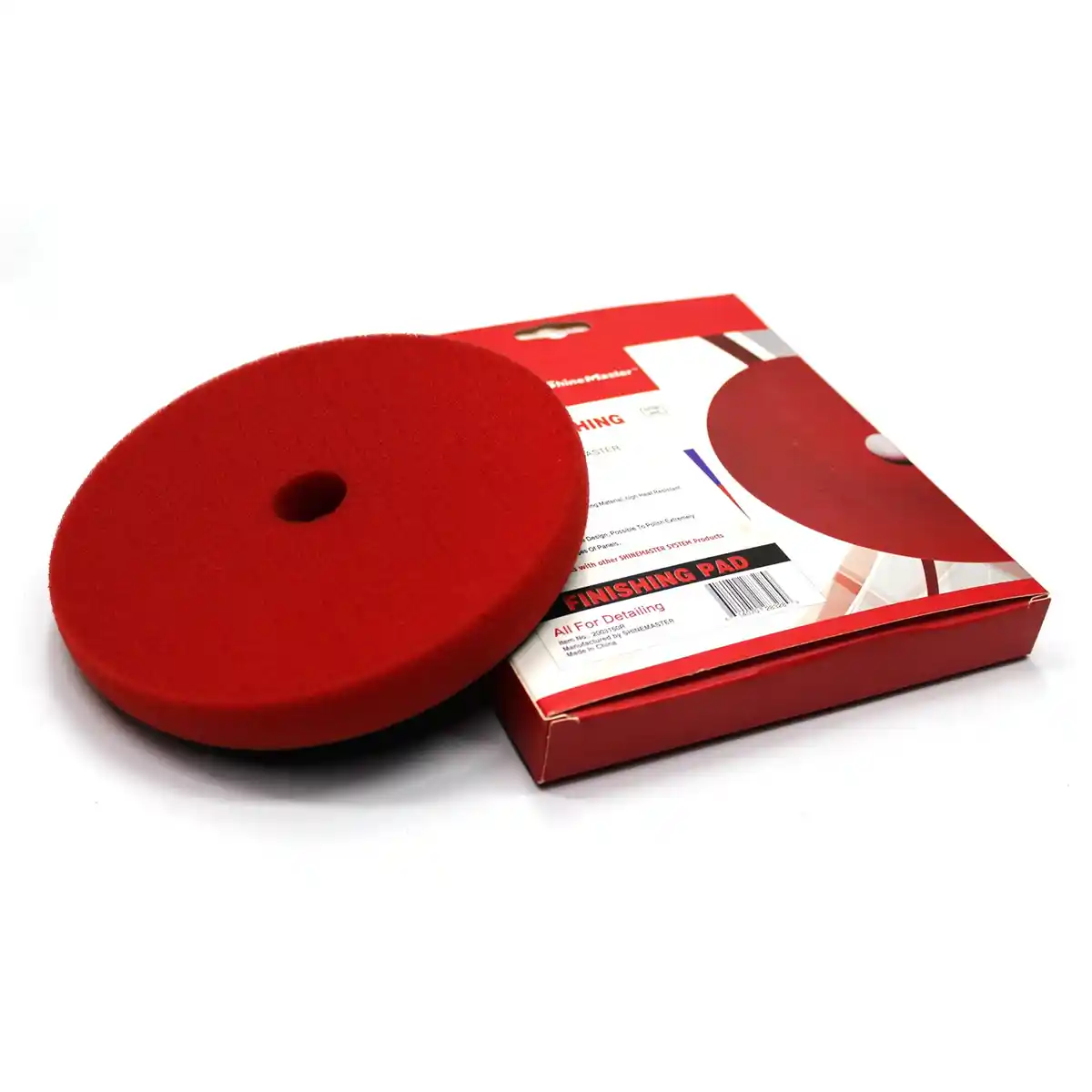 Maxshine Cross Cut Foam Pad and Red Finishing 6 Inch for Ultra-Fine